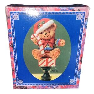 Giftco lamp ornaments Teddy Bear Candy cane presents Lamp Topper